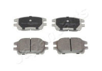 Brake Pad Set, disc brake PA-2016AF Japanparts