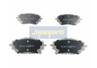 Brake Pad Set, disc brake PA-2022AF Japanparts