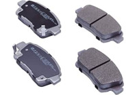 Brake Pad Set, disc brake PA-203AF Japanparts