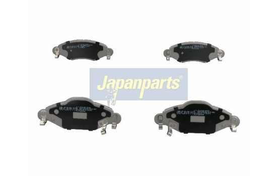 Brake Pad Set, disc brake PA-204AF Japanparts