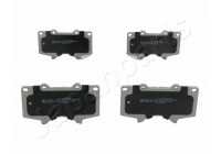 Brake Pad Set, disc brake PA-205AF Japanparts