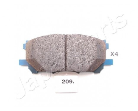 Brake Pad Set, disc brake PA-209AF Japanparts, Image 2