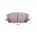 Brake Pad Set, disc brake PA-209AF Japanparts, Thumbnail 2