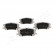 Brake Pad Set, disc brake PA-209AF Japanparts, Thumbnail 4