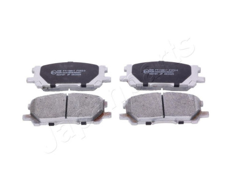 Brake Pad Set, disc brake PA-209AF Japanparts