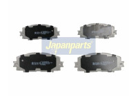 Brake Pad Set, disc brake PA-219AF Japanparts