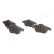 Brake Pad Set, disc brake PA-221AF Japanparts, Thumbnail 2