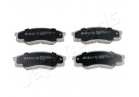 Brake Pad Set, disc brake PA-243AF Japanparts