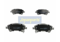 Brake Pad Set, disc brake PA-244AF Japanparts