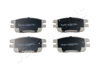 Brake Pad Set, disc brake PA-271AF Japanparts