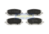 Brake Pad Set, disc brake PA-273AF Japanparts