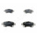 Brake Pad Set, disc brake PA-281AF Japanparts, Thumbnail 2