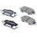 Brake Pad Set, disc brake PA-281AF Japanparts