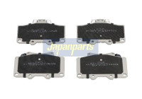 Brake Pad Set, disc brake PA-291AF Japanparts