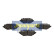 Brake Pad Set, disc brake PA-3001AF Japanparts, Thumbnail 2