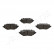 Brake Pad Set, disc brake PA-3001AF Japanparts, Thumbnail 2