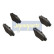 Brake Pad Set, disc brake PA-3001AF Japanparts, Thumbnail 3