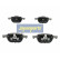 Brake Pad Set, disc brake PA-300AF Japanparts, Thumbnail 2