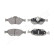 Brake Pad Set, disc brake PA-302AF Japanparts, Thumbnail 2