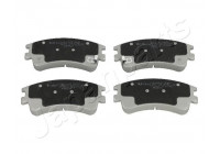 Brake Pad Set, disc brake PA-307AF Japanparts