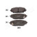 Brake Pad Set, disc brake PA-309AF Japanparts, Thumbnail 2