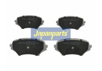 Brake Pad Set, disc brake PA-335AF Japanparts