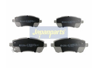 Brake Pad Set, disc brake PA-343AF Japanparts