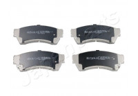 Brake Pad Set, disc brake PA-346AF Japanparts