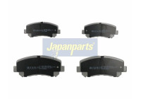 Brake Pad Set, disc brake PA-348AF Japanparts