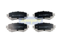 Brake Pad Set, disc brake PA-350AF Japanparts