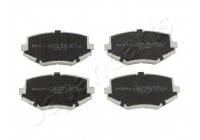Brake Pad Set, disc brake PA-383AF Japanparts