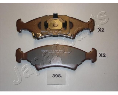 Brake Pad Set, disc brake PA-398AF Japanparts, Image 2