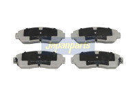 Brake Pad Set, disc brake PA-434AF Japanparts