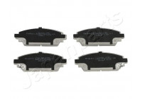 Brake Pad Set, disc brake PA-489AF Japanparts