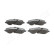 Brake Pad Set, disc brake PA-501AF Japanparts, Thumbnail 2