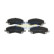 Brake Pad Set, disc brake PA-501AF Japanparts