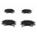 Brake Pad Set, disc brake PA-527AF Japanparts, Thumbnail 2