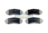 Brake Pad Set, disc brake PA-712AF Japanparts