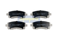 Brake Pad Set, disc brake PA-796AF Japanparts