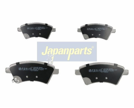 Brake Pad Set, disc brake PA-801AF Japanparts