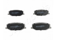 Brake Pad Set, disc brake PA-803AF Japanparts