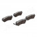 Brake Pad Set, disc brake PA-805AF Japanparts, Thumbnail 4