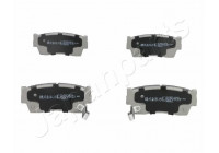 Brake Pad Set, disc brake PA-806AF Japanparts