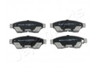 Brake Pad Set, disc brake PA-810AF Japanparts