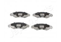 Brake Pad Set, disc brake PA-818AF Japanparts