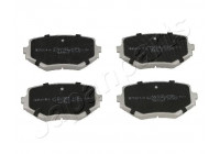 Brake Pad Set, disc brake PA-893AF Japanparts