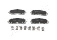 Brake Pad Set, disc brake PA-918AF Japanparts