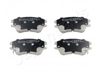 Brake Pad Set, disc brake PA-H08AF Japanparts