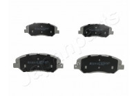 Brake Pad Set, disc brake PA-H14AF Japanparts