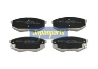 Brake Pad Set, disc brake PA-H17AF Japanparts